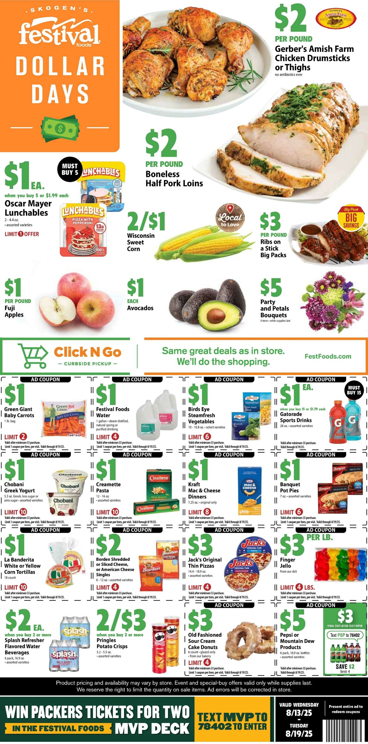 Weekly ad Festival Foods 08/13/2025 - 08/19/2025