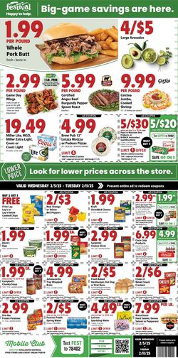 Weekly ad Festival Foods 01/22/2025 - 01/28/2025