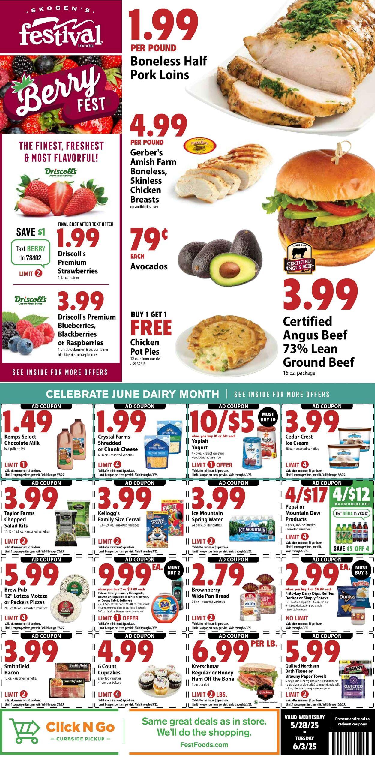 Weekly ad Festival Foods 05/28/2025 - 06/03/2025
