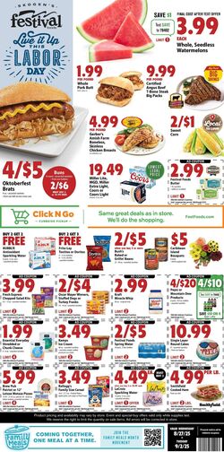 Weekly ad Festival Foods 08/27/2025 - 09/02/2025