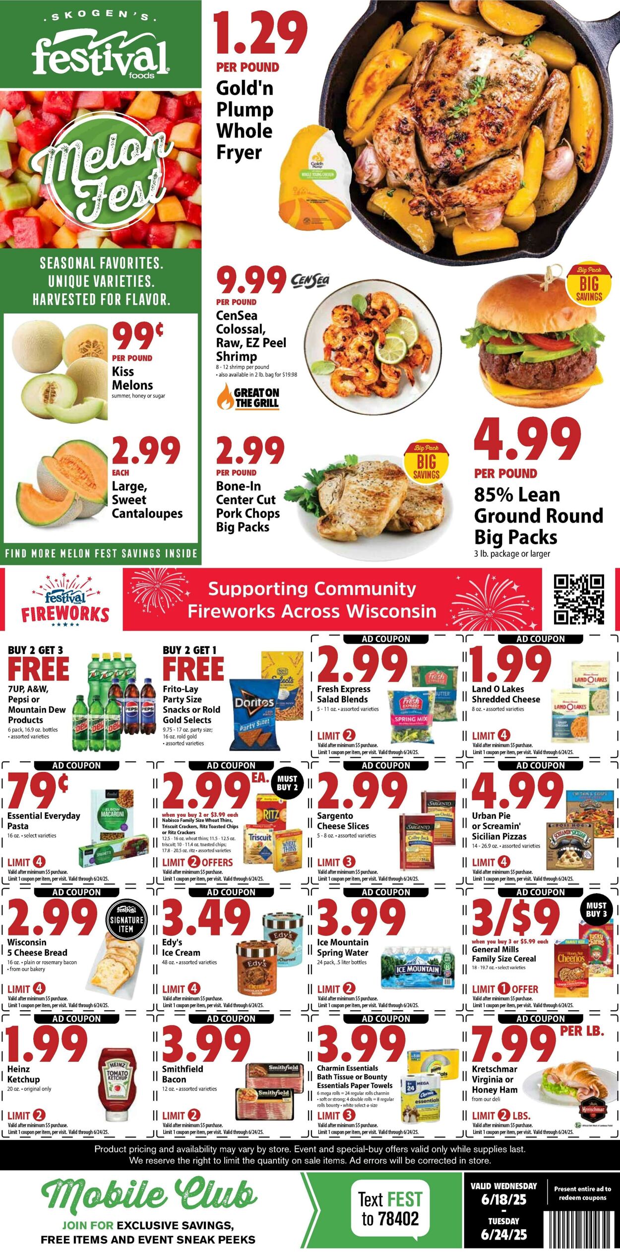 Weekly ad Festival Foods 06/18/2025 - 06/24/2025