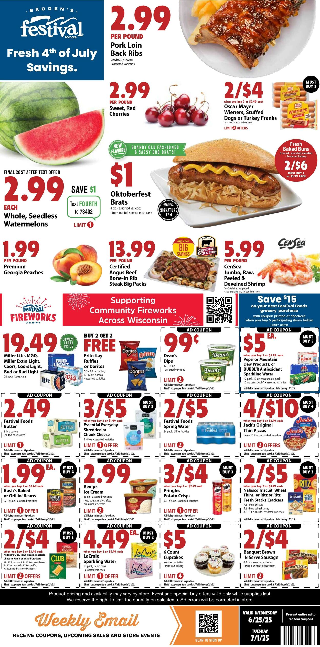 Weekly ad Festival Foods 06/25/2025 - 07/01/2025