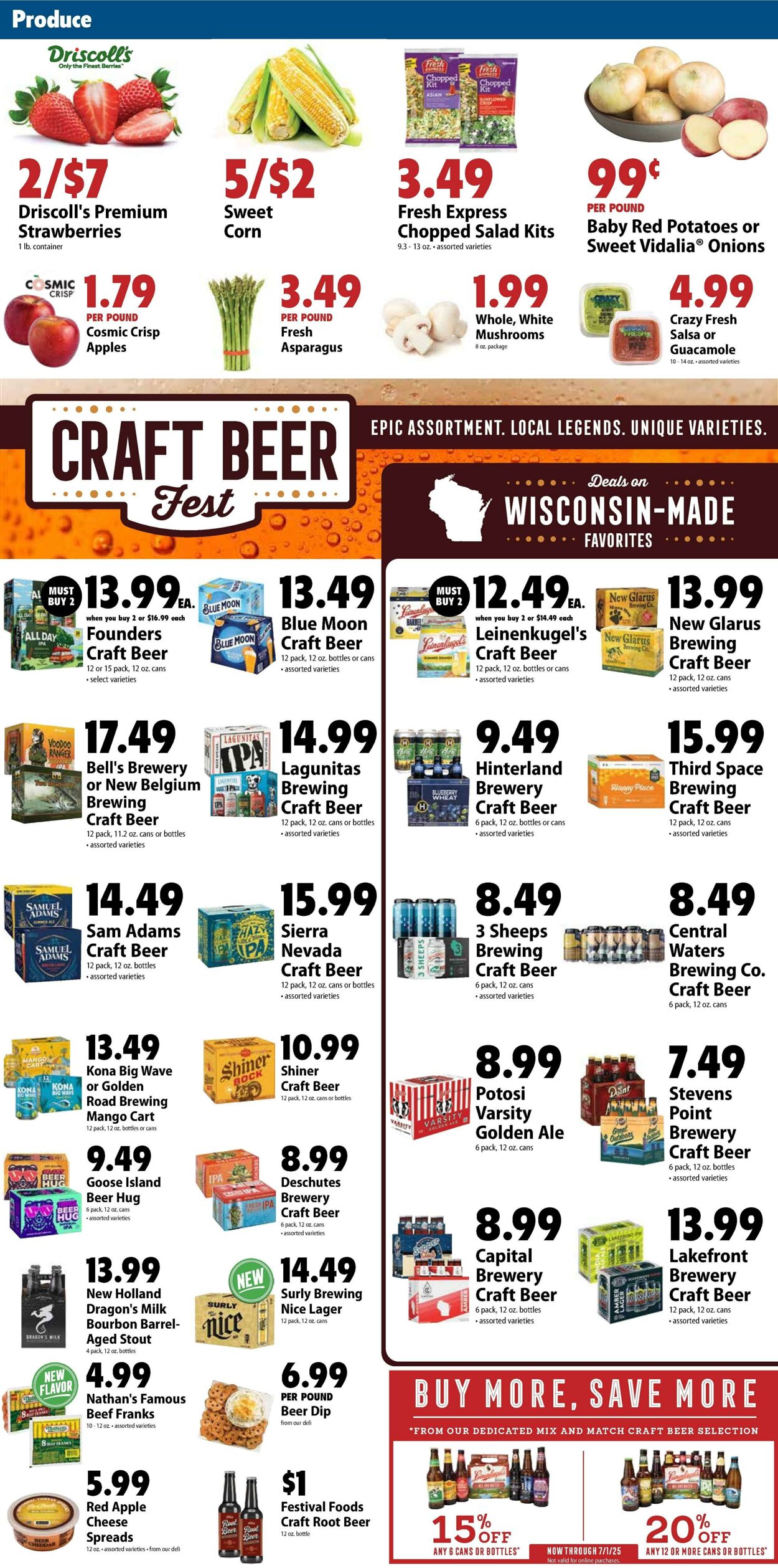Weekly ad Festival Foods 06/25/2025 - 07/01/2025