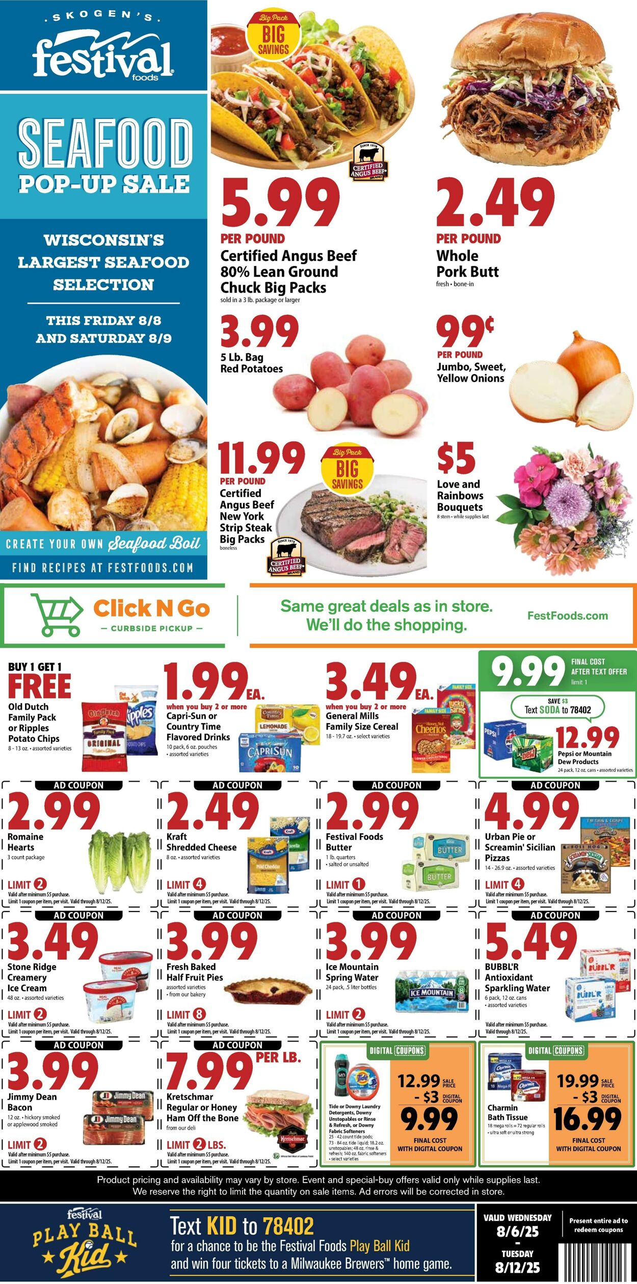 Weekly ad Festival Foods 08/06/2025 - 08/12/2025