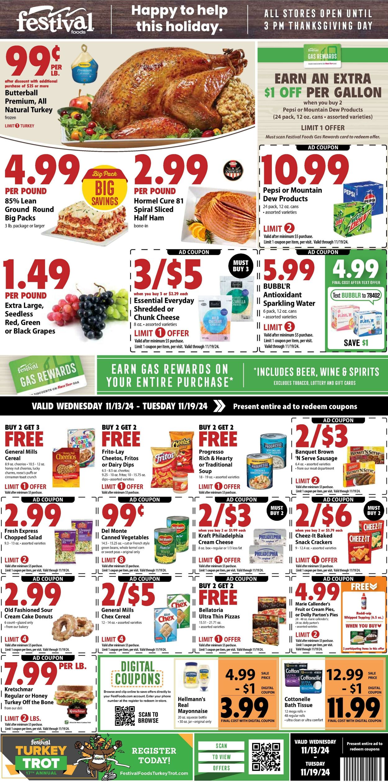 Weekly ad Festival Foods 11/13/2024 - 11/19/2024