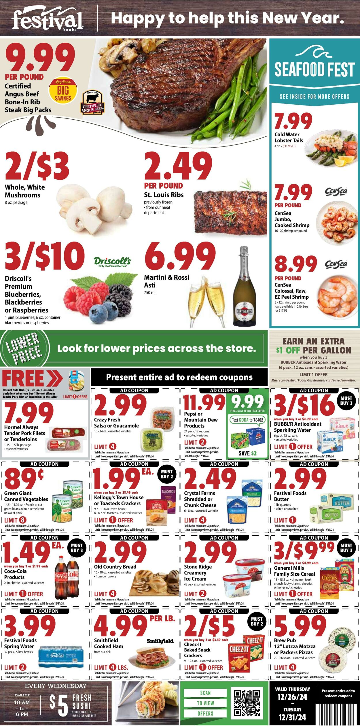 Weekly ad Festival Foods 12/25/2024 - 12/31/2024