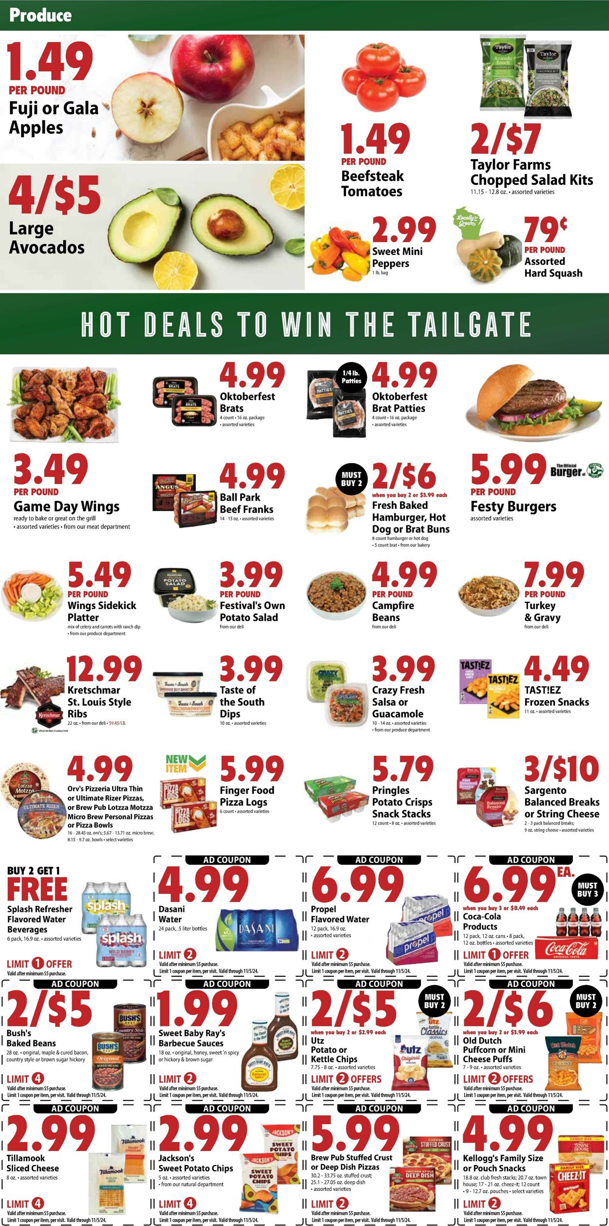 Weekly ad Festival Foods 10/30/2024 - 11/05/2024