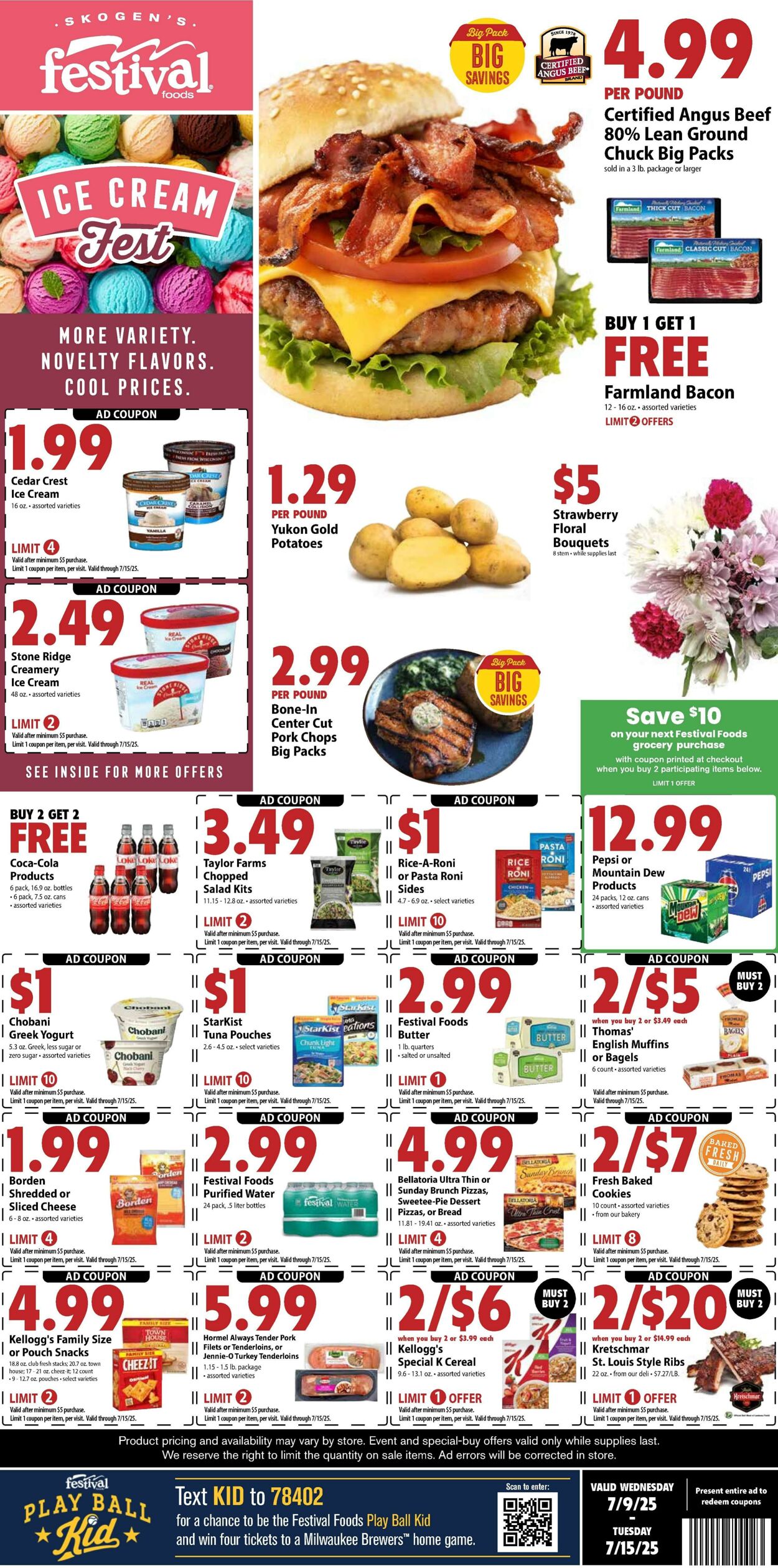 Weekly ad Festival Foods 07/09/2025 - 07/15/2025