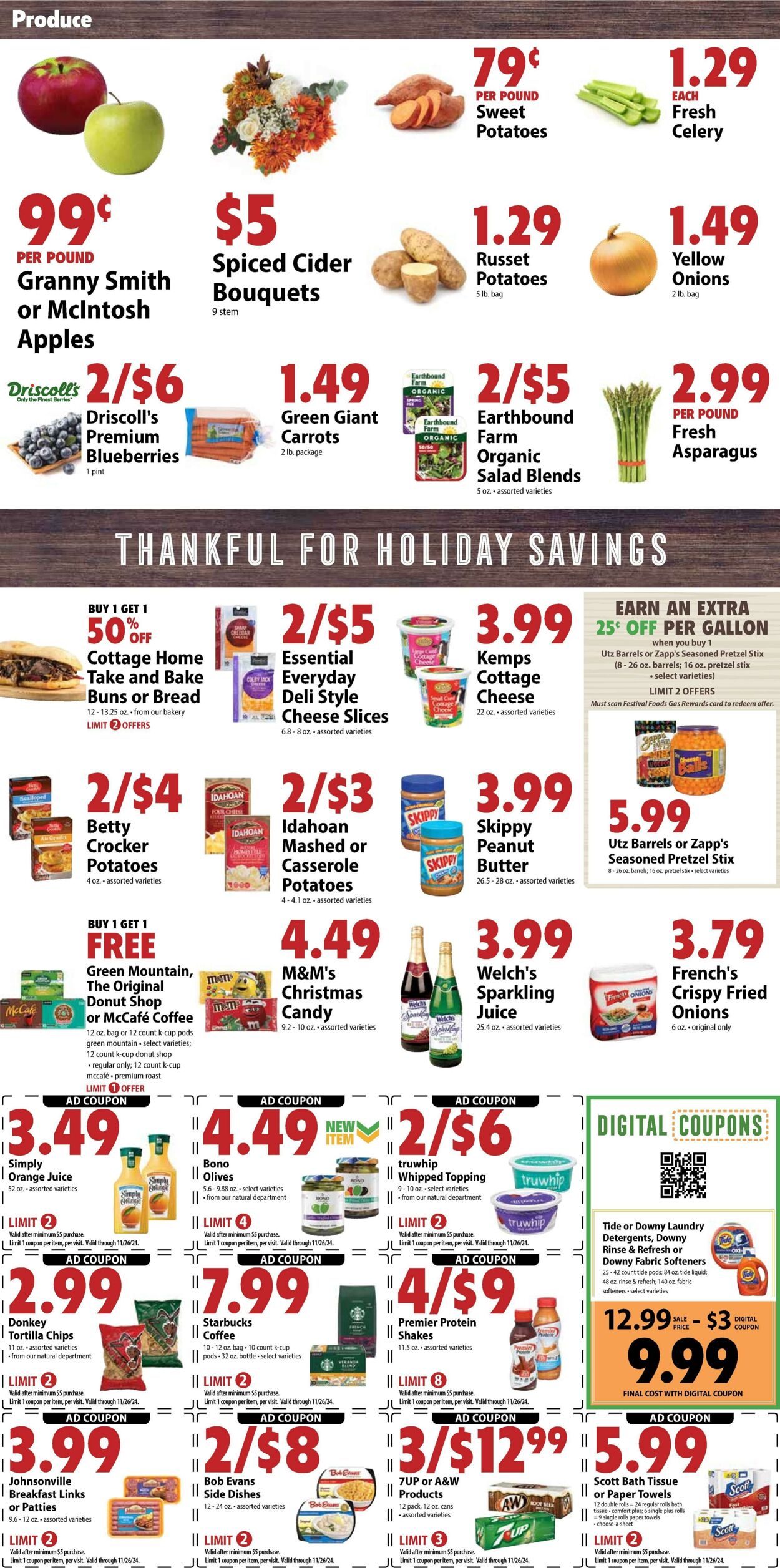 Weekly ad Festival Foods 11/20/2024 - 11/26/2024