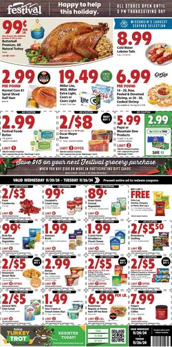 Weekly ad Festival Foods 11/20/2024 - 11/26/2024