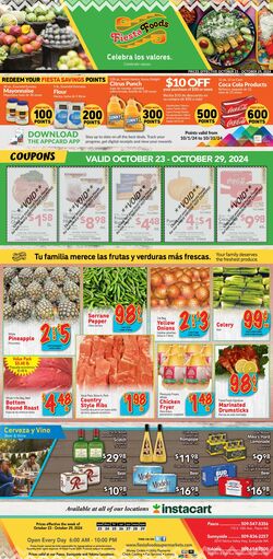 Weekly ad Fiesta Foods 10/09/2024 - 10/15/2024