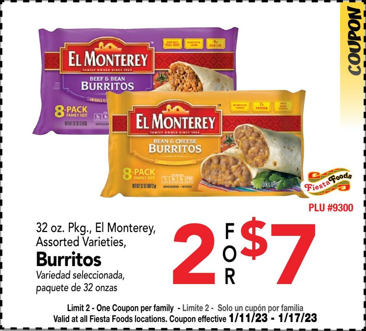 Weekly ad Fiesta Foods 01/11/2023 - 01/17/2023