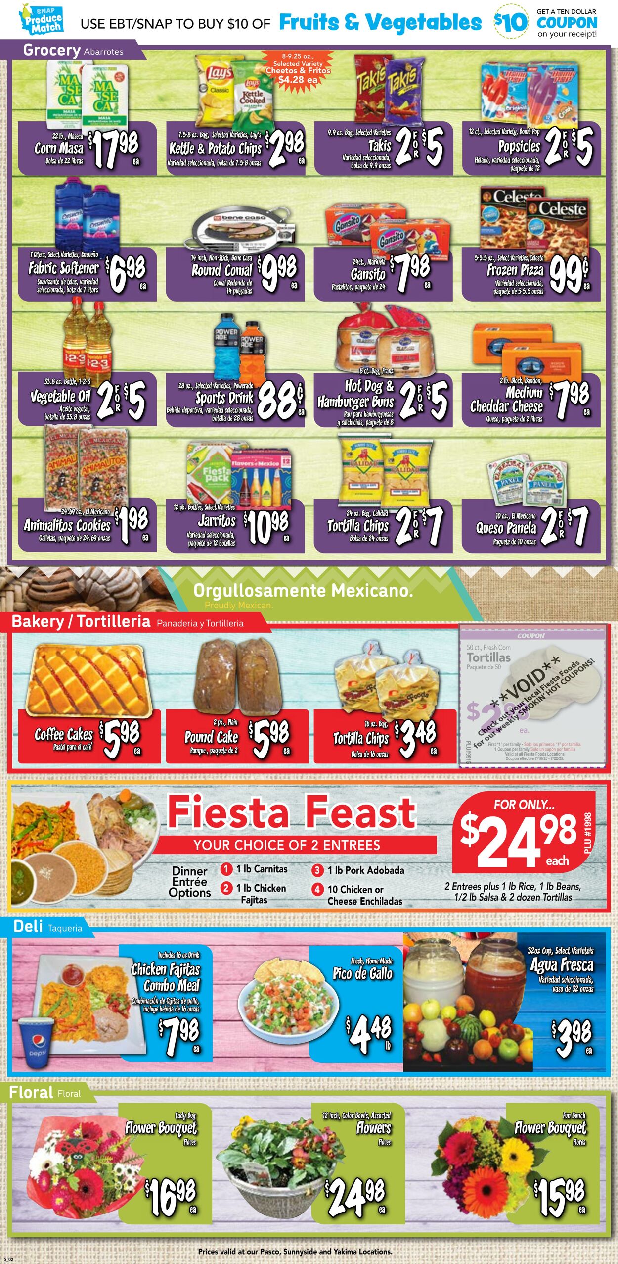 Weekly ad Fiesta Foods 07/16/2025 - 07/22/2025