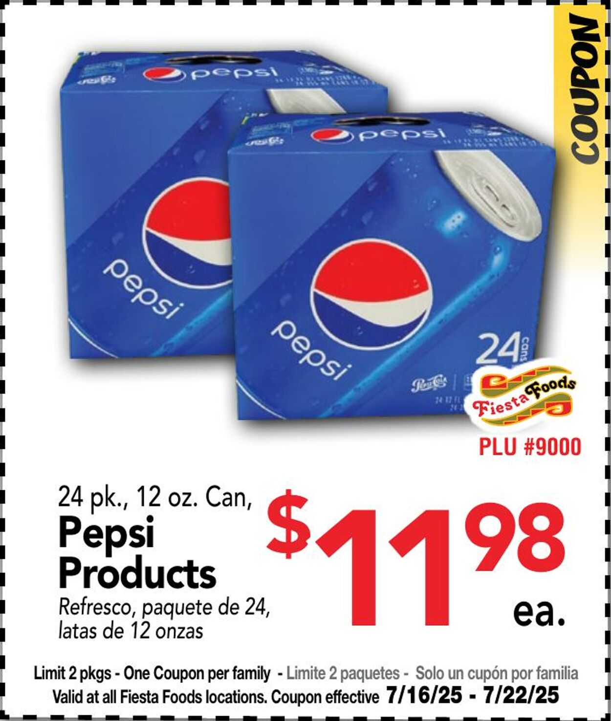 Weekly ad Fiesta Foods 07/16/2025 - 07/22/2025