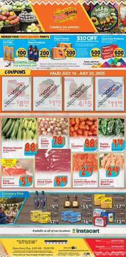 Weekly ad Fiesta Foods 07/16/2025 - 07/22/2025