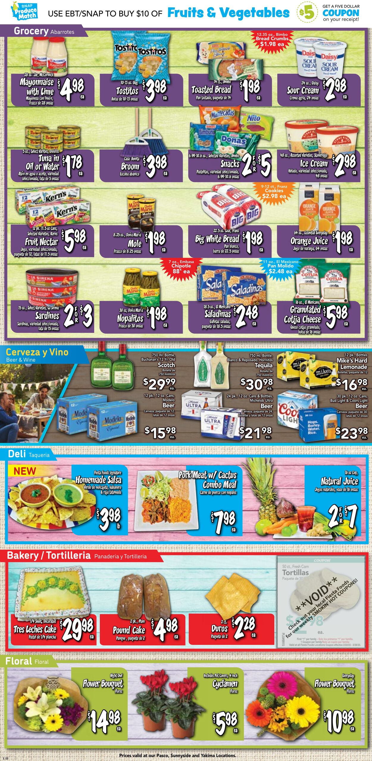 Weekly ad Fiesta Foods 02/22/2023 - 02/28/2023