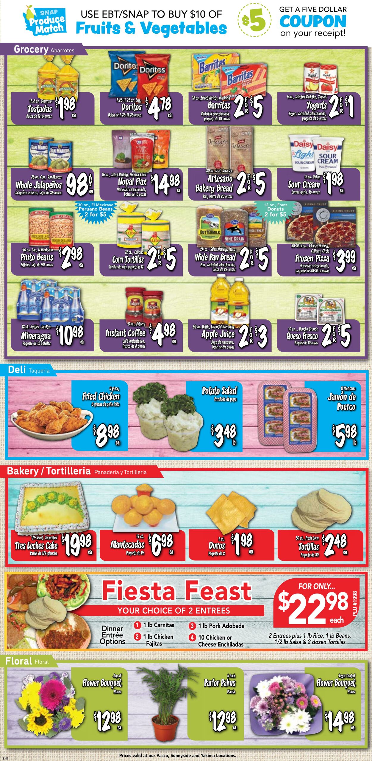 Weekly ad Fiesta Foods 01/25/2023 - 01/31/2023