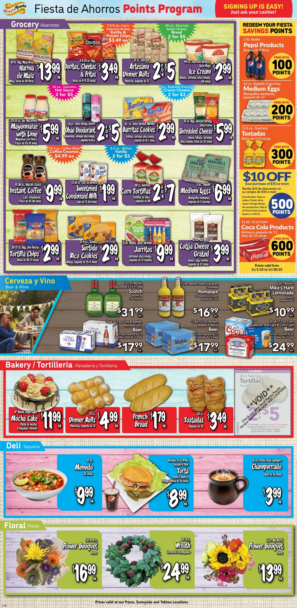Weekly ad Fiesta Foods 11/19/2025 - 11/25/2025