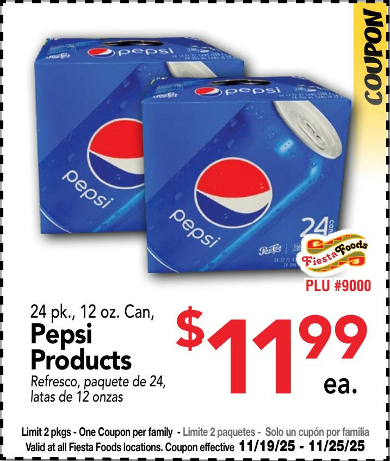 Weekly ad Fiesta Foods 11/19/2025 - 11/25/2025