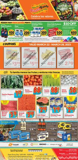 Weekly ad Fiesta Foods 03/22/2023 - 03/28/2023