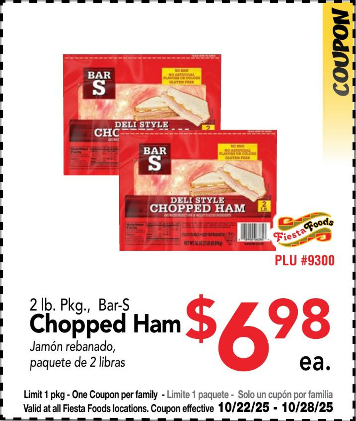 Weekly ad Fiesta Foods 10/22/2025 - 10/28/2025