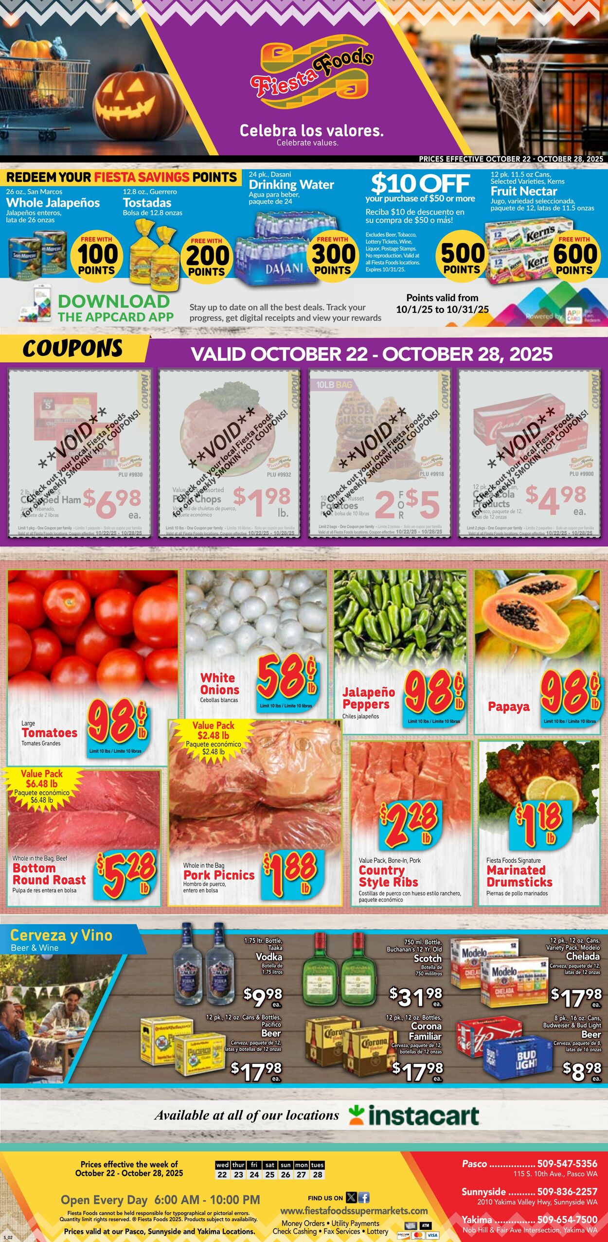 Weekly ad Fiesta Foods 10/22/2025 - 10/28/2025