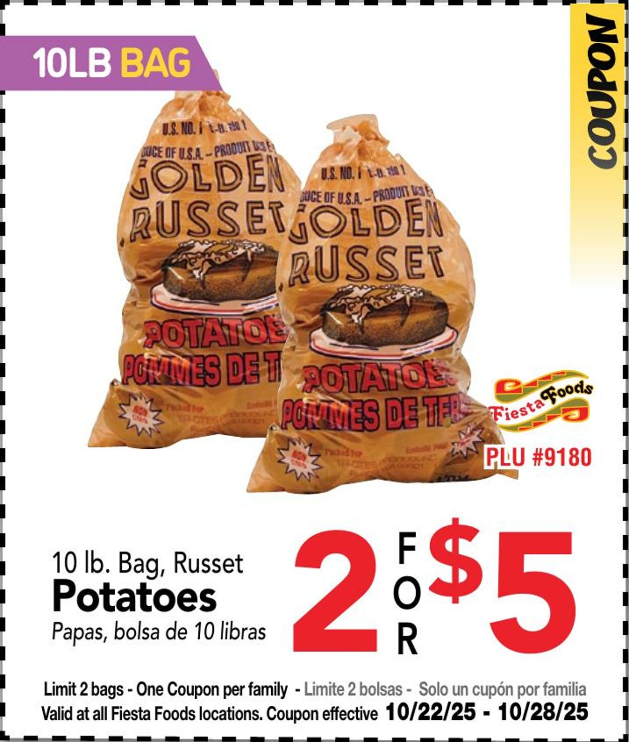 Weekly ad Fiesta Foods 10/22/2025 - 10/28/2025