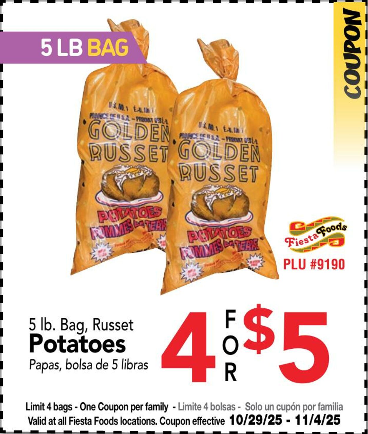 Weekly ad Fiesta Foods 10/29/2025 - 11/04/2025
