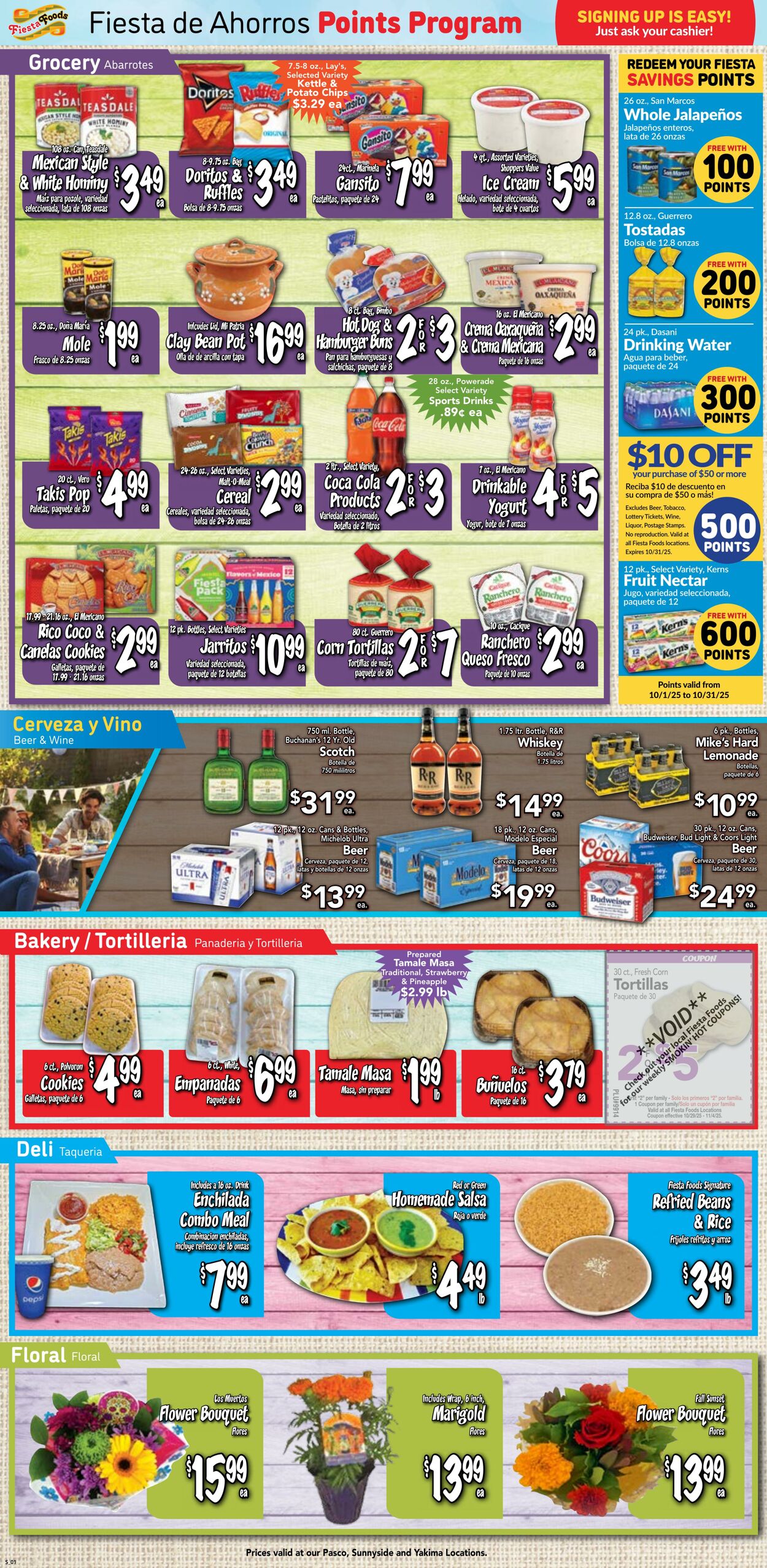 Weekly ad Fiesta Foods 10/29/2025 - 11/04/2025