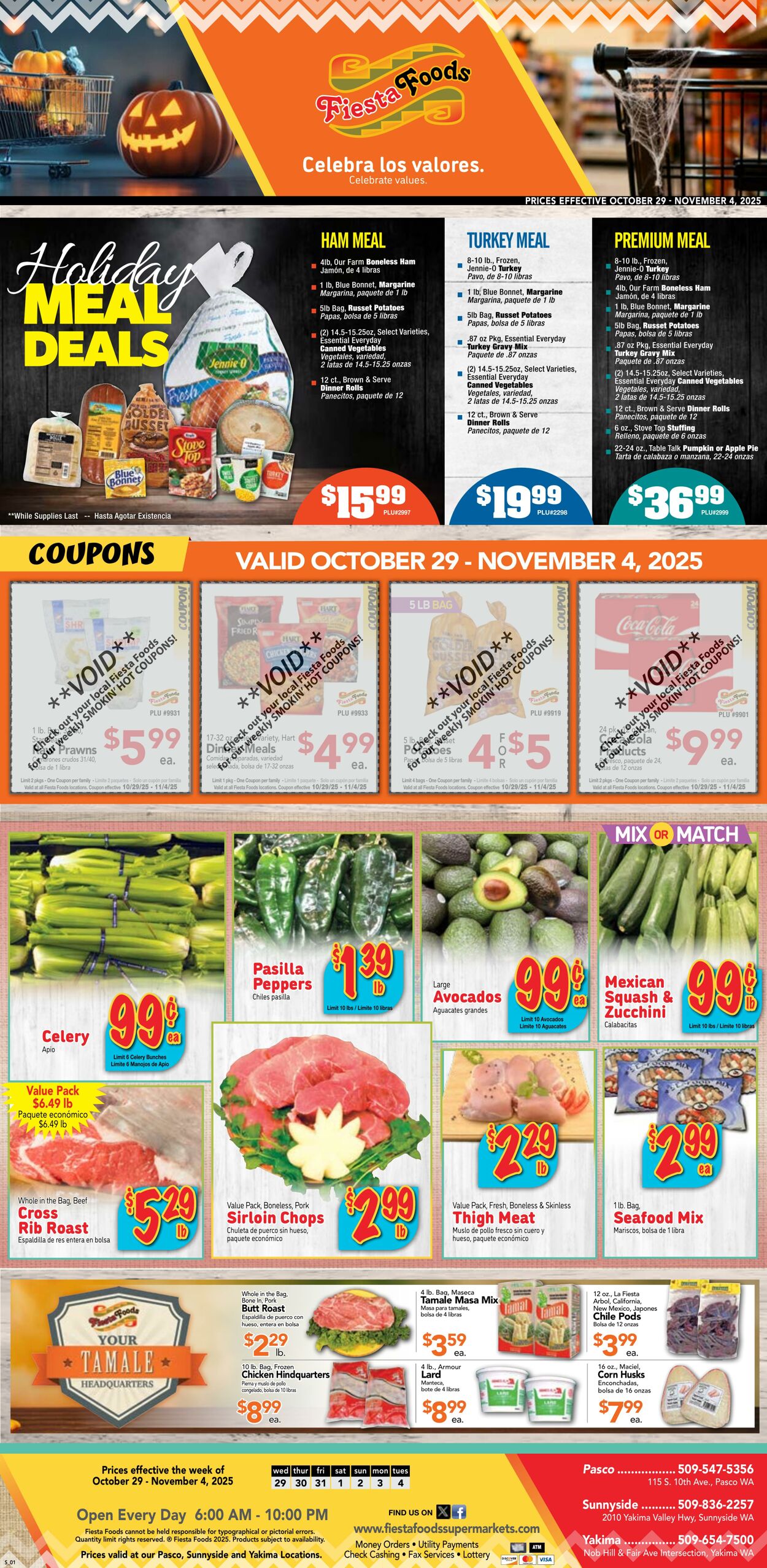 Weekly ad Fiesta Foods 10/29/2025 - 11/04/2025