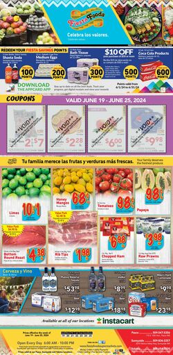 Weekly ad Fiesta Foods 06/05/2024 - 06/11/2024