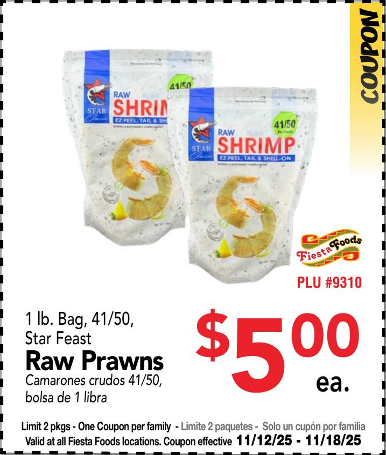 Weekly ad Fiesta Foods 11/12/2025 - 11/18/2025