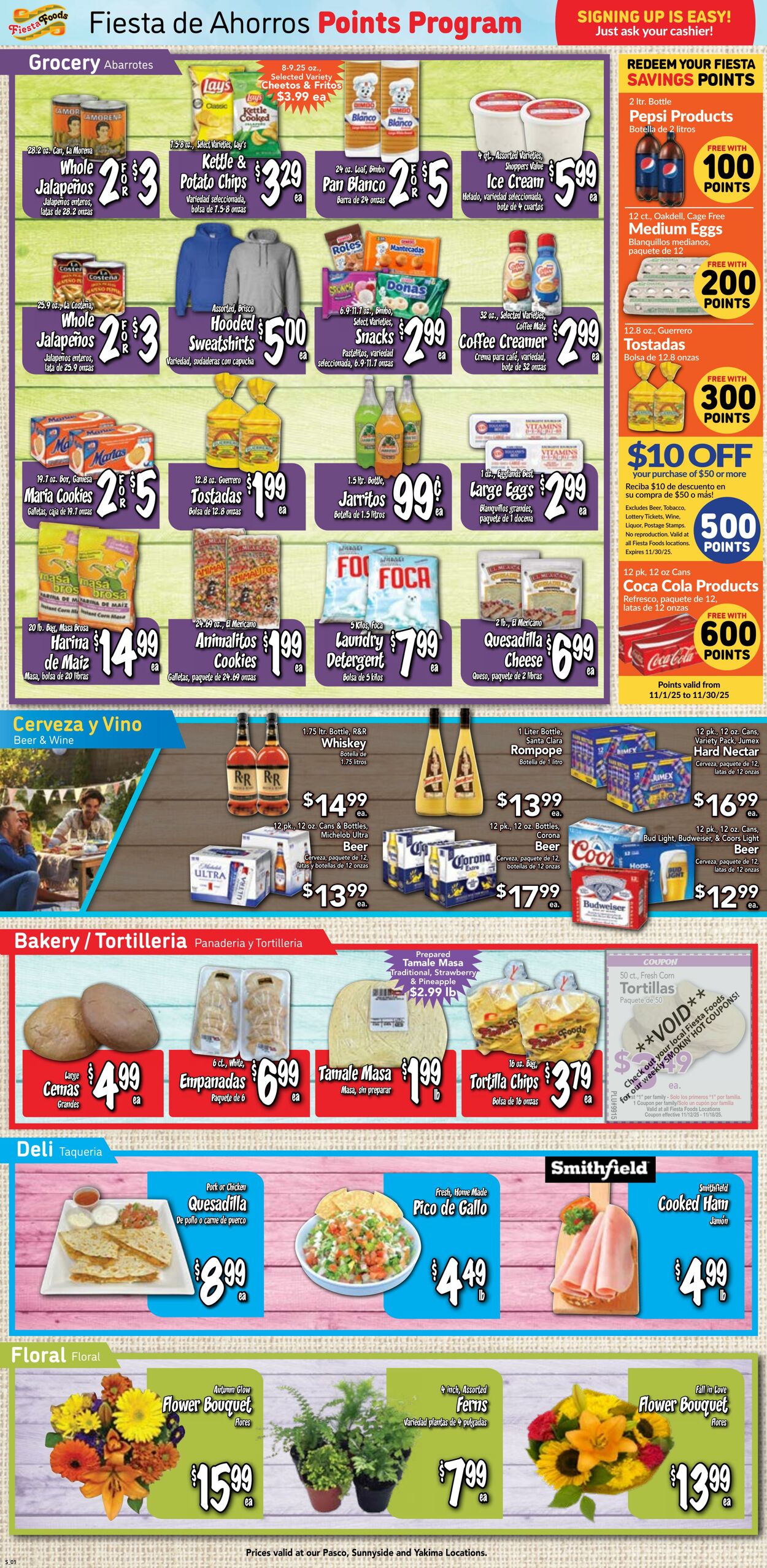 Weekly ad Fiesta Foods 11/12/2025 - 11/18/2025