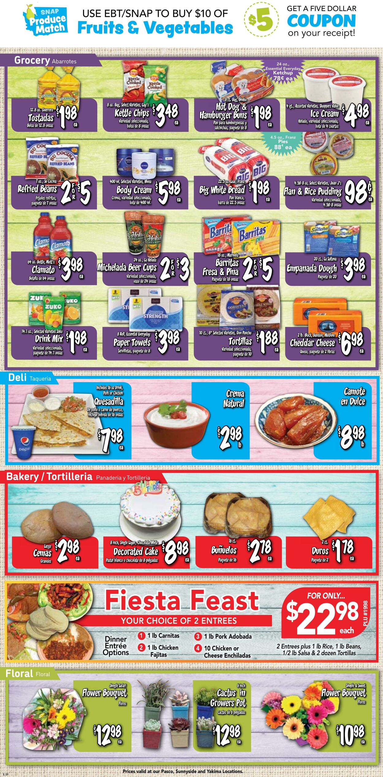 Weekly ad Fiesta Foods 08/03/2022 - 08/09/2022