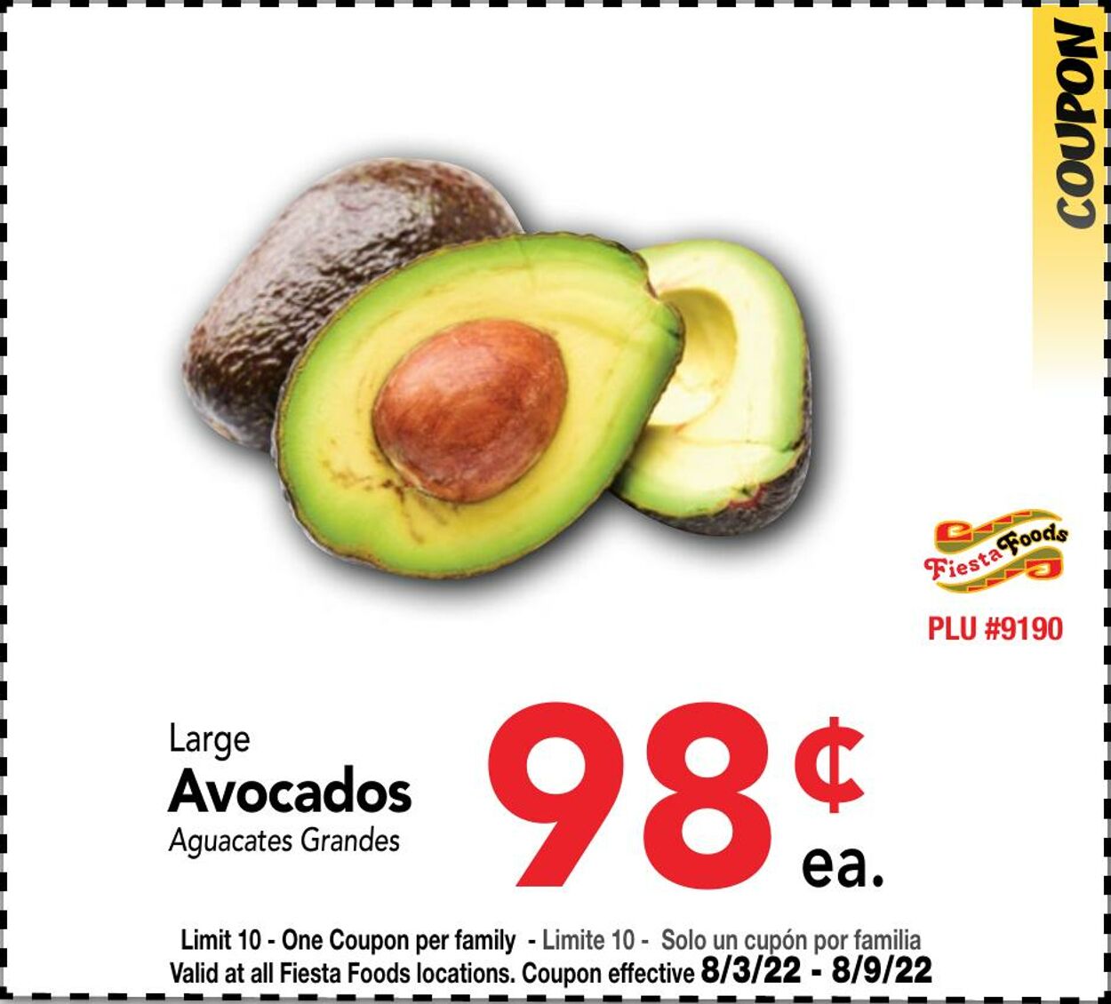 Weekly ad Fiesta Foods 08/03/2022 - 08/09/2022