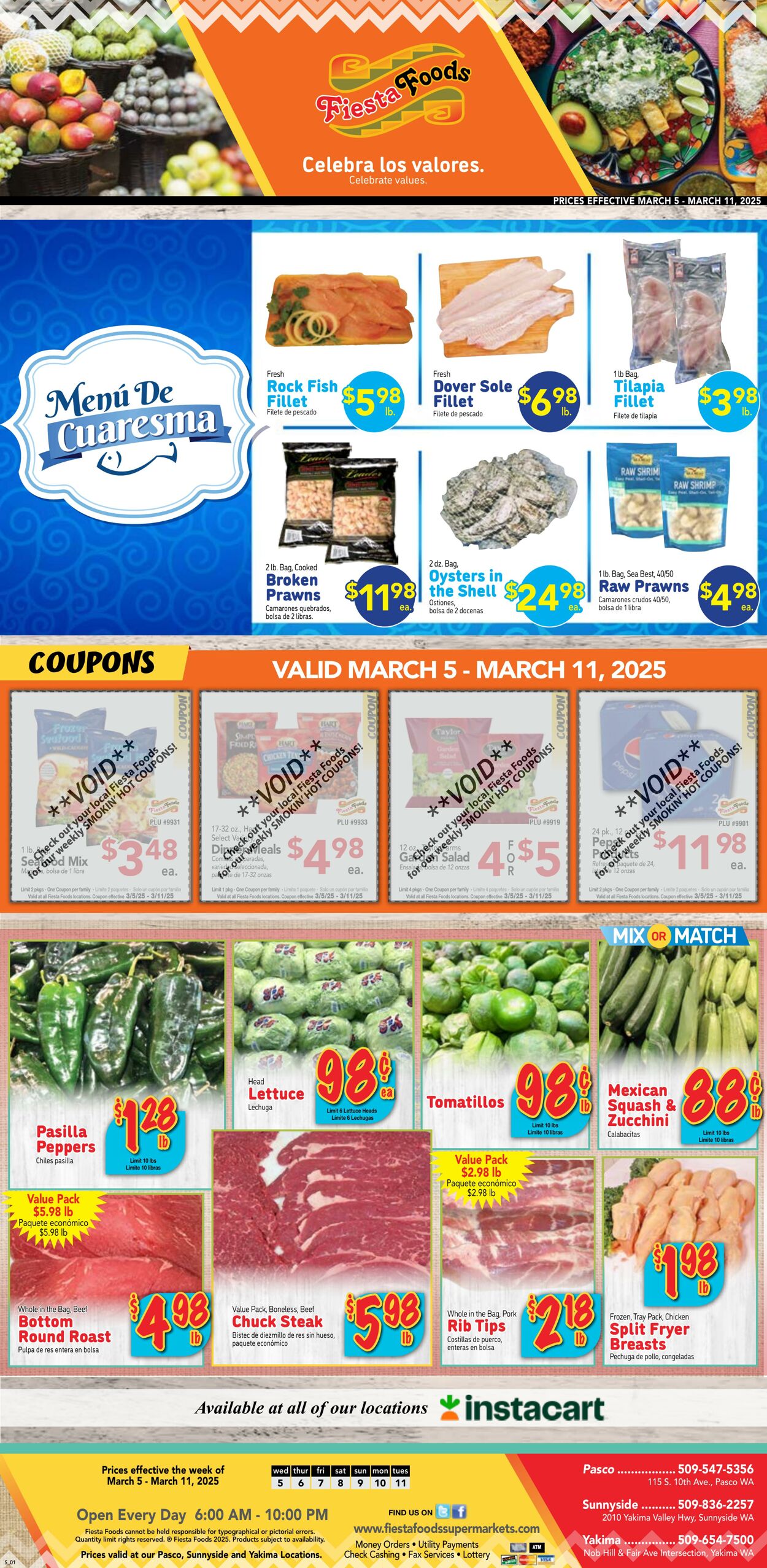 Fiesta Foods Promotional weekly ads