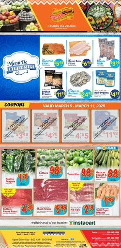 Weekly ad Fiesta Foods 10/16/2024 - 10/22/2024