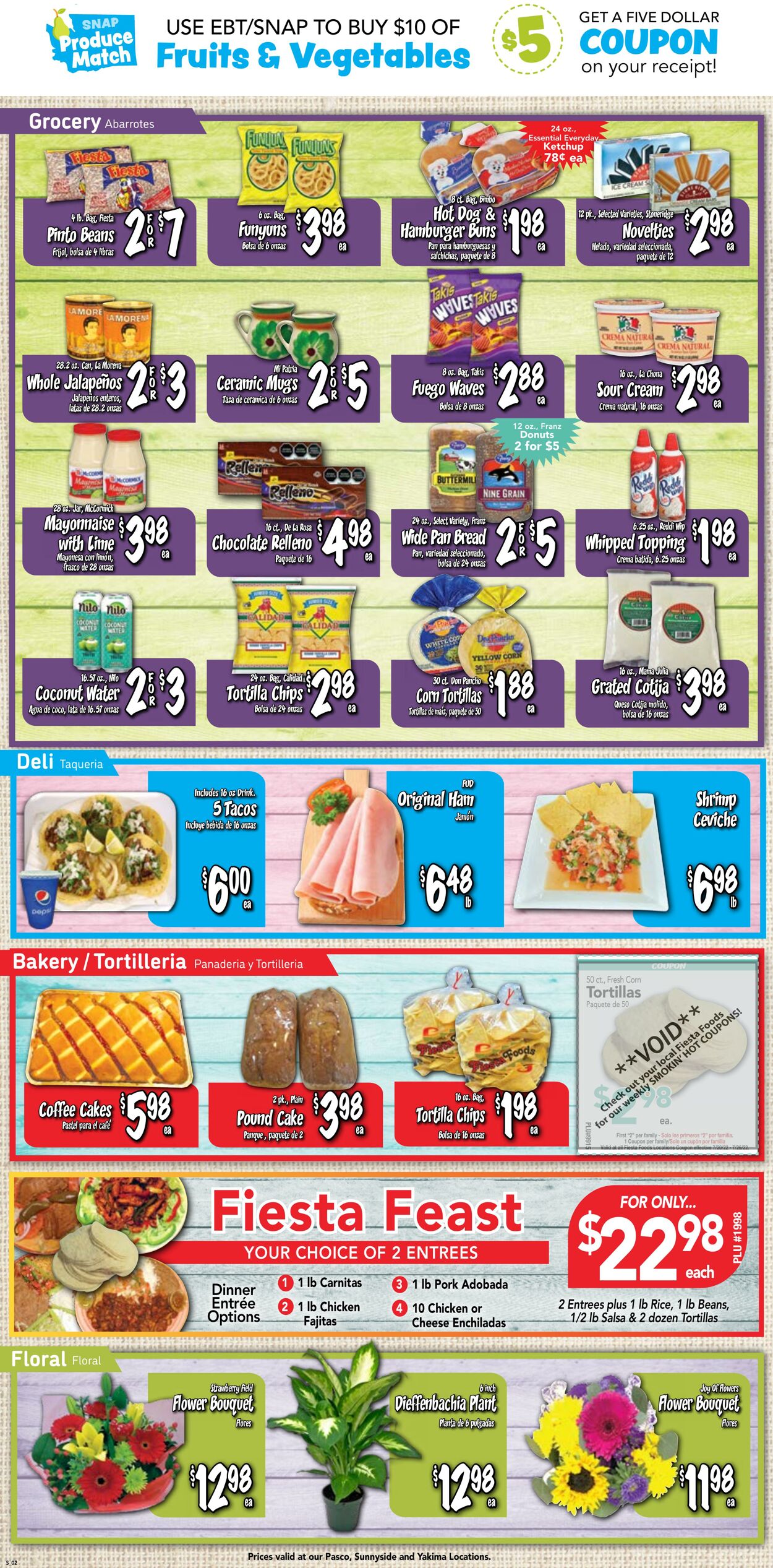 Weekly ad Fiesta Foods 07/20/2022 - 07/26/2022