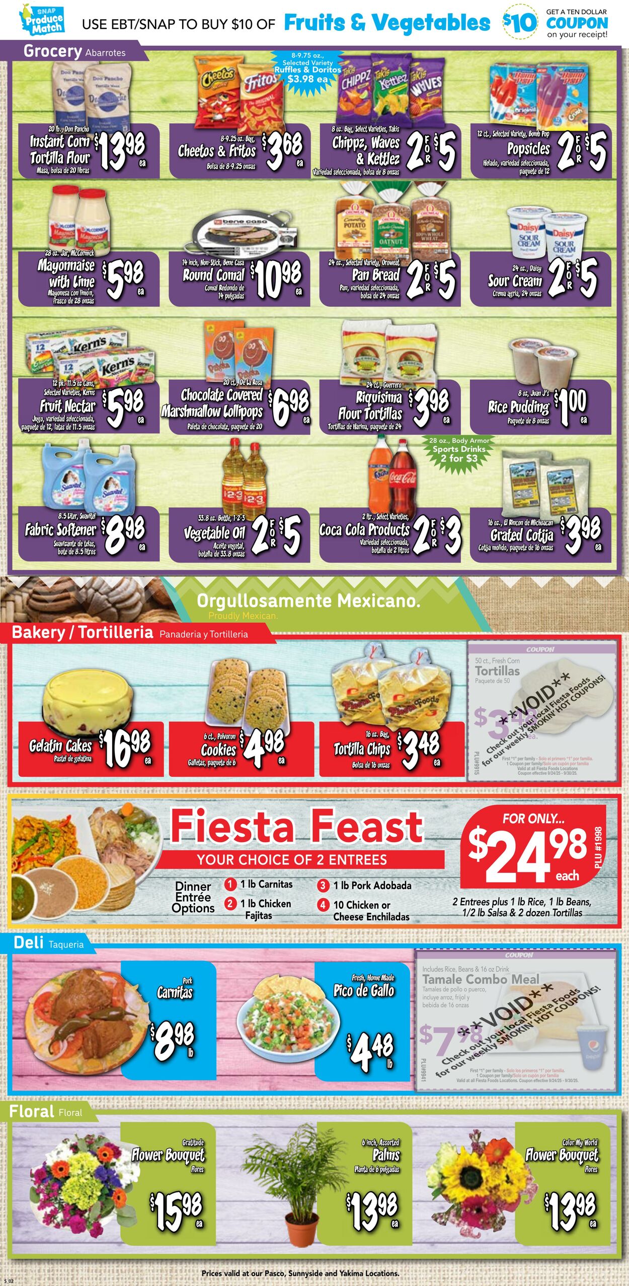 Weekly ad Fiesta Foods 09/24/2025 - 09/30/2025