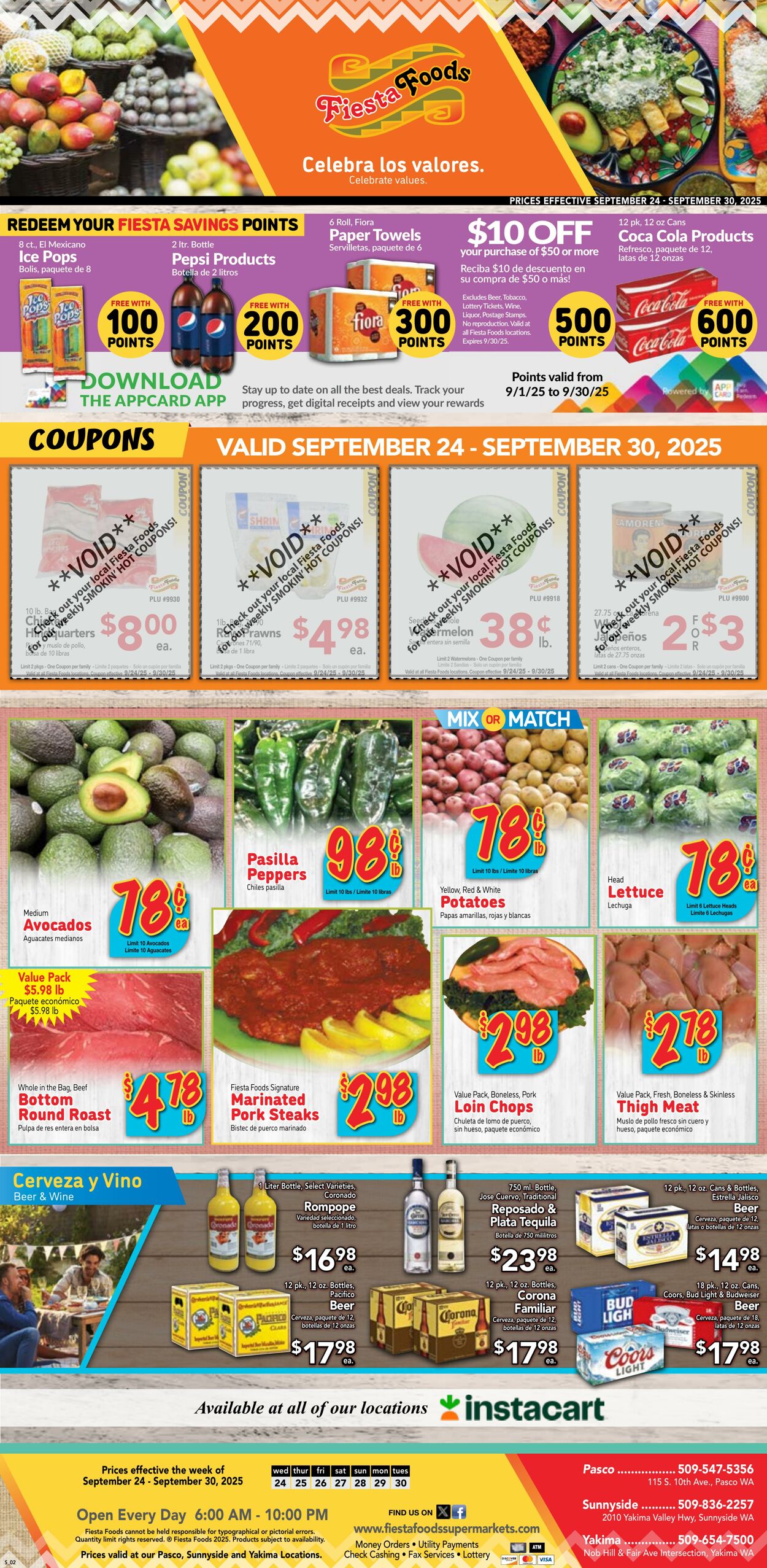 Weekly ad Fiesta Foods 09/24/2025 - 09/30/2025