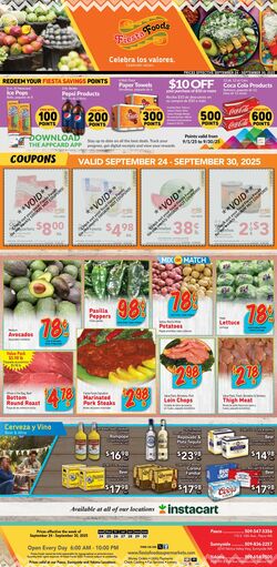 Weekly ad Fiesta Foods 09/24/2025 - 09/30/2025