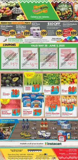 Weekly ad Fiesta Foods 05/28/2025 - 06/03/2025