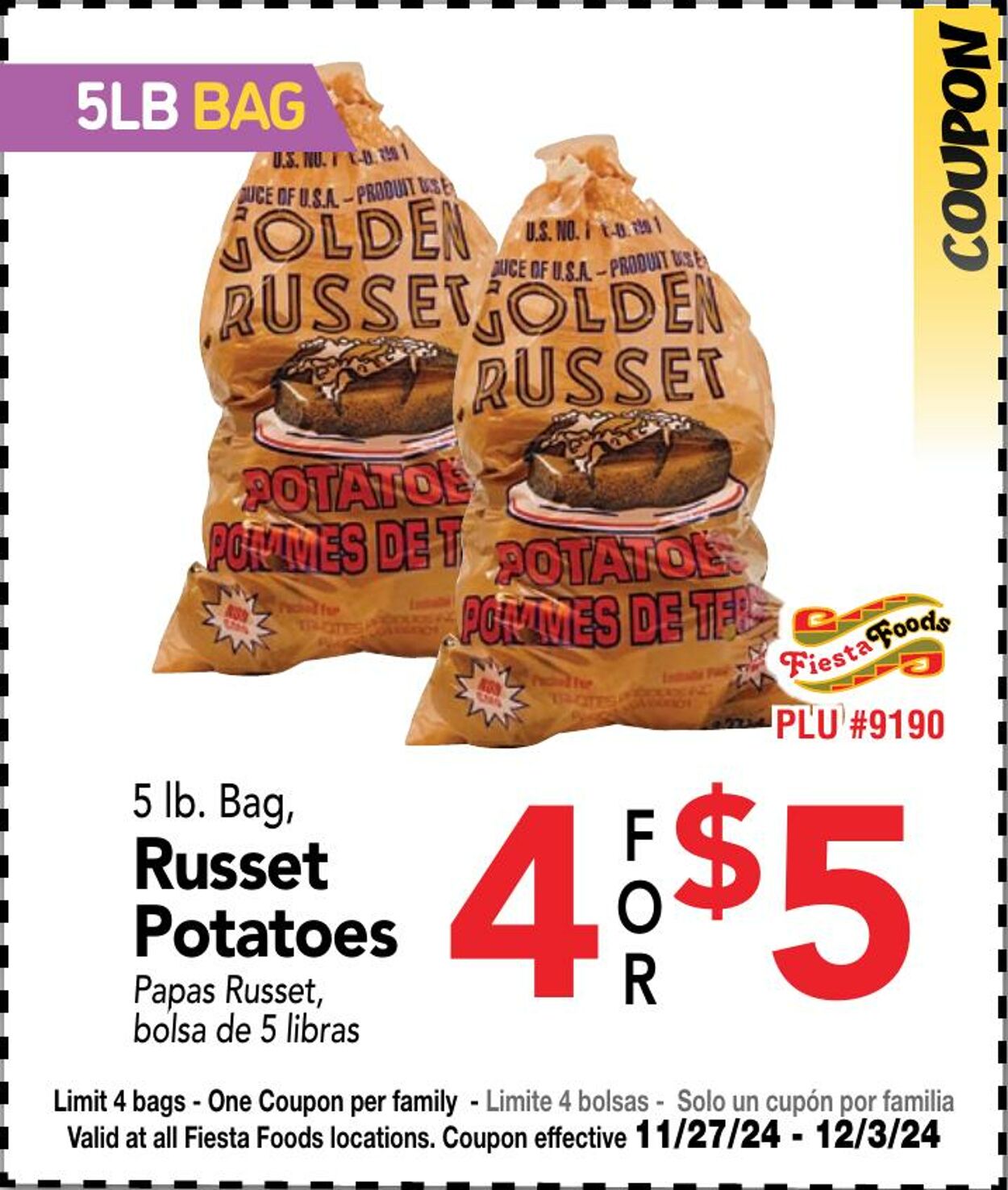 Weekly ad Fiesta Foods 11/27/2024 - 12/03/2024