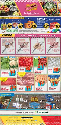 Weekly ad Fiesta Foods 07/20/2022 - 07/26/2022