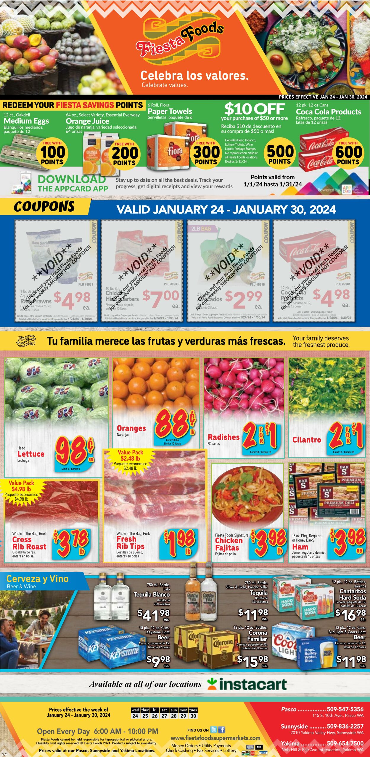Weekly ad Fiesta Foods 01/24/2024 - 01/30/2024