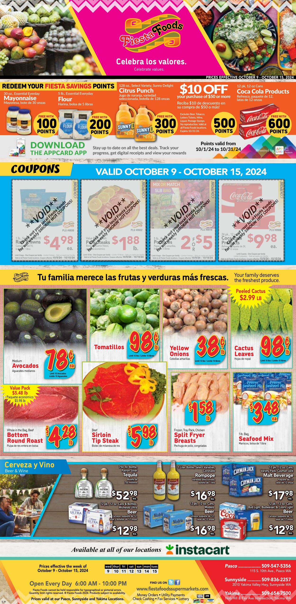 Weekly ad Fiesta Foods 10/09/2024 - 10/15/2024