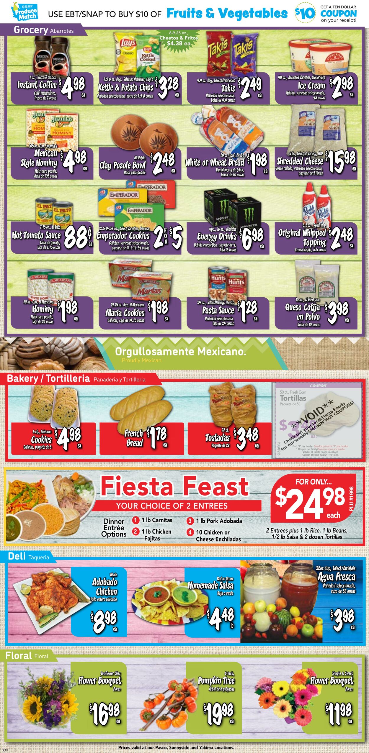 Weekly ad Fiesta Foods 10/09/2024 - 10/15/2024