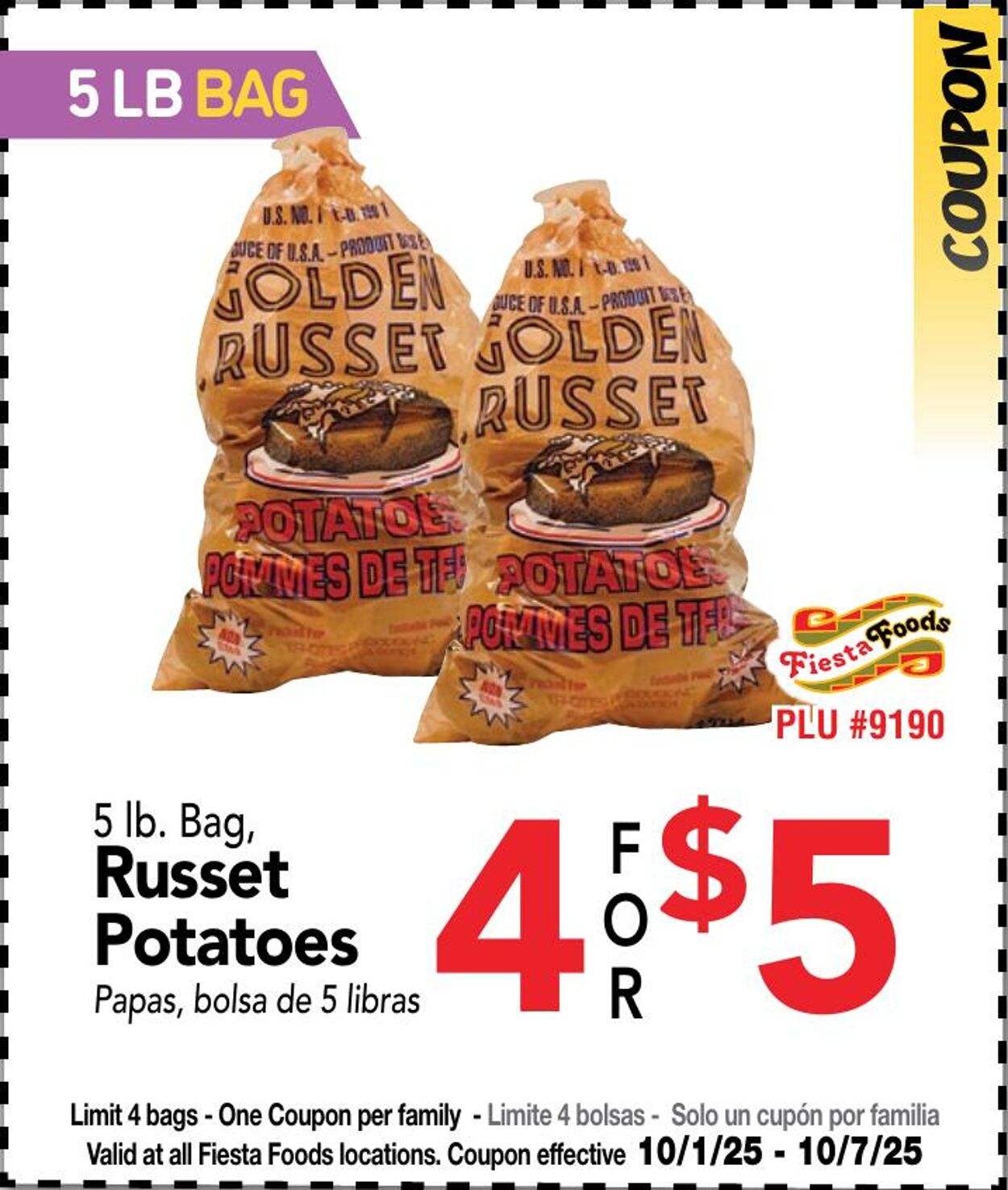 Weekly ad Fiesta Foods 10/01/2025 - 10/07/2025
