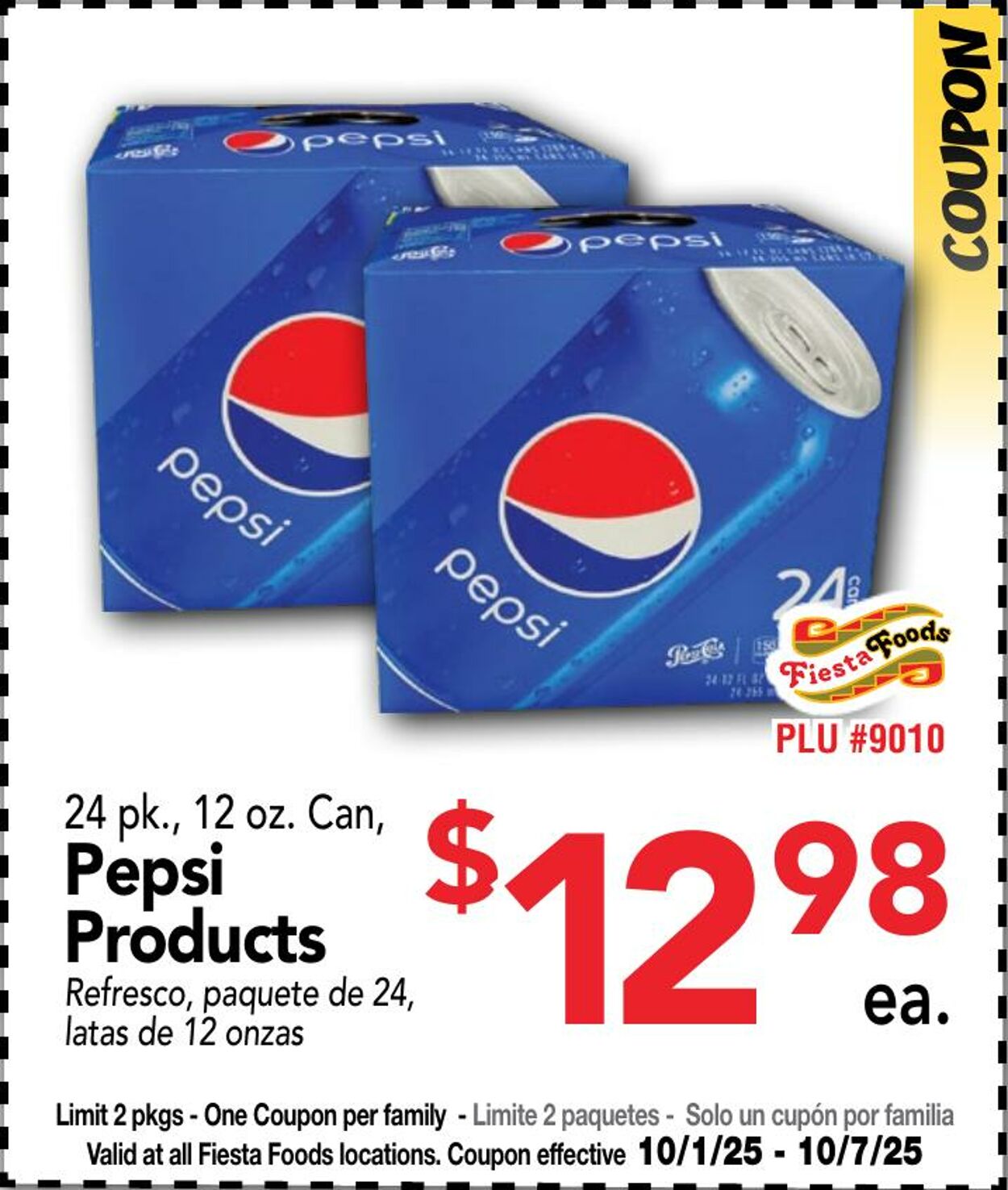 Weekly ad Fiesta Foods 10/01/2025 - 10/07/2025