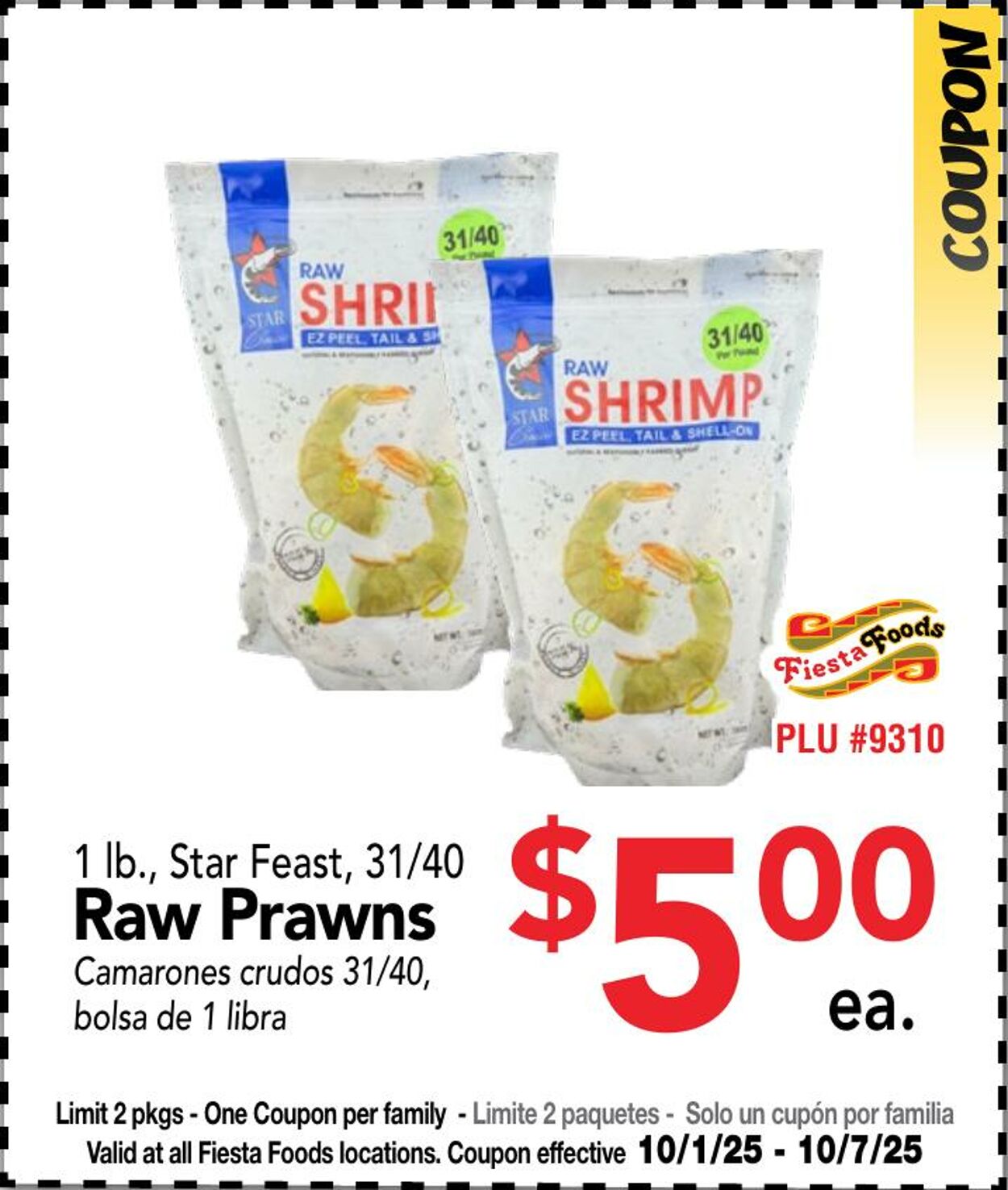 Weekly ad Fiesta Foods 10/01/2025 - 10/07/2025